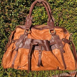 Vintage Crinkle Leather Bag